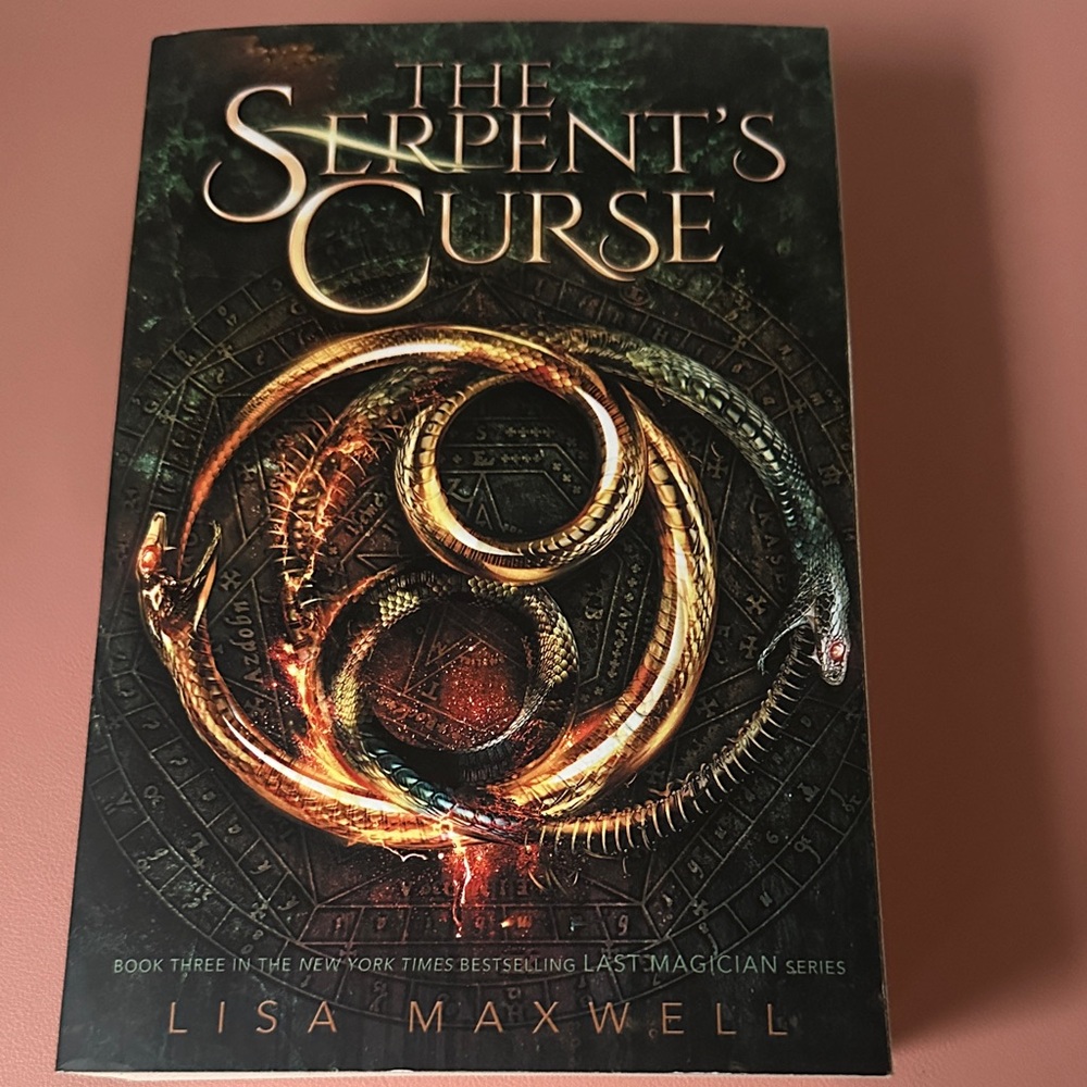 The Serpent's Curse Book - Green and Gold Cover